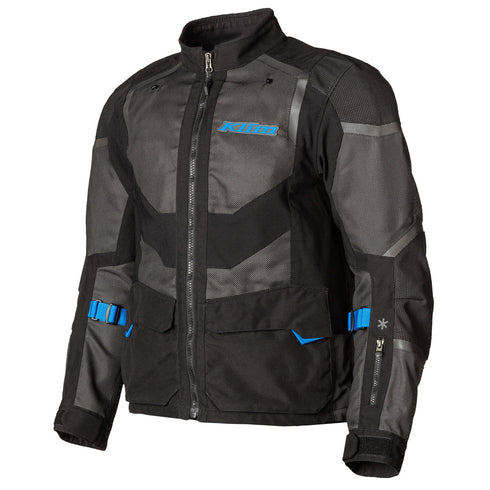Geaca Moto Klim Baja S4 2023 BLACK - KINETIK BLUE